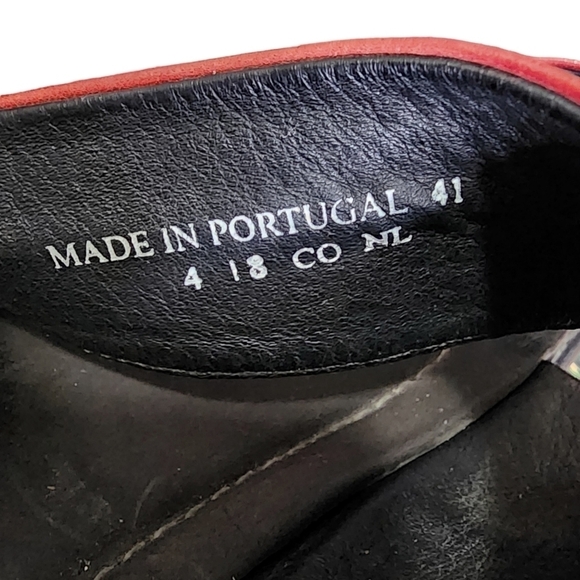 Dansko Red Sandal Slide Wedge Heel - EUR 41, (10.5 US) - Picture 6 of 7